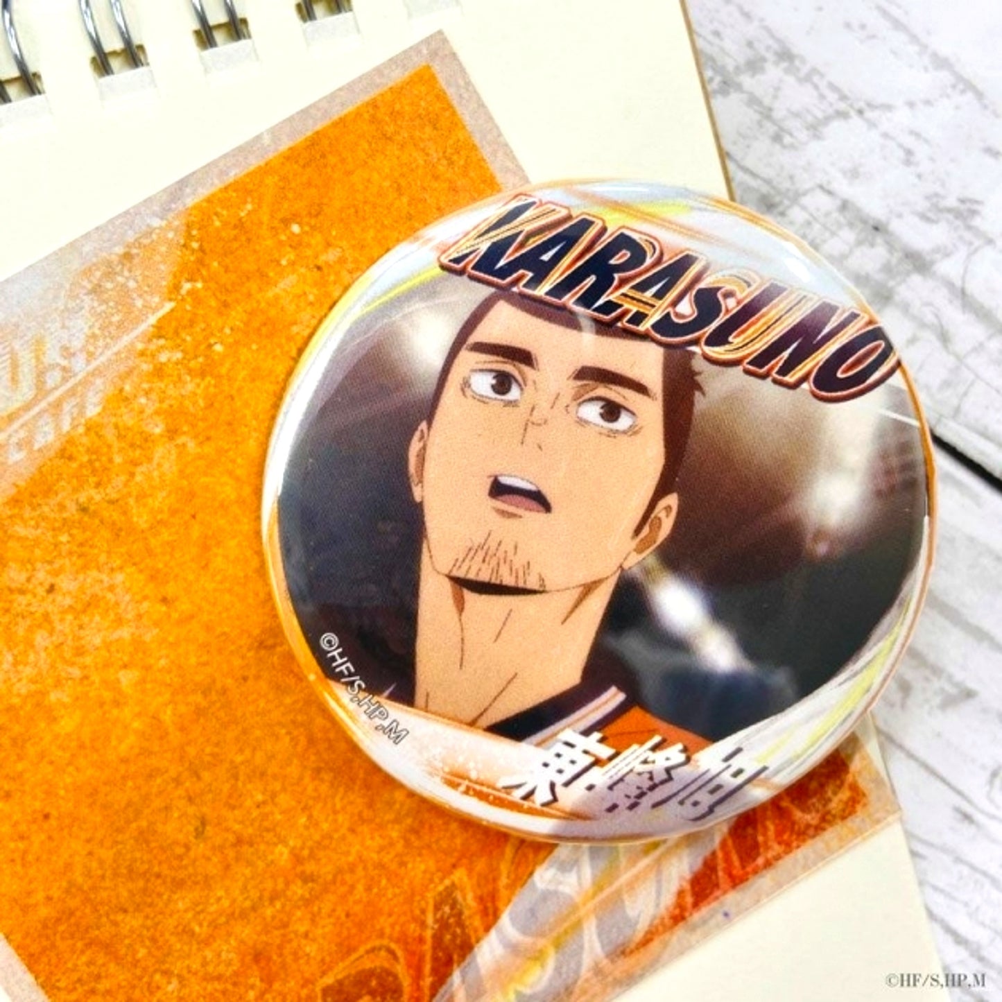 Haikyu!! A page of youth Button Azumane Asahi Goods - Badge Resale [NEW]