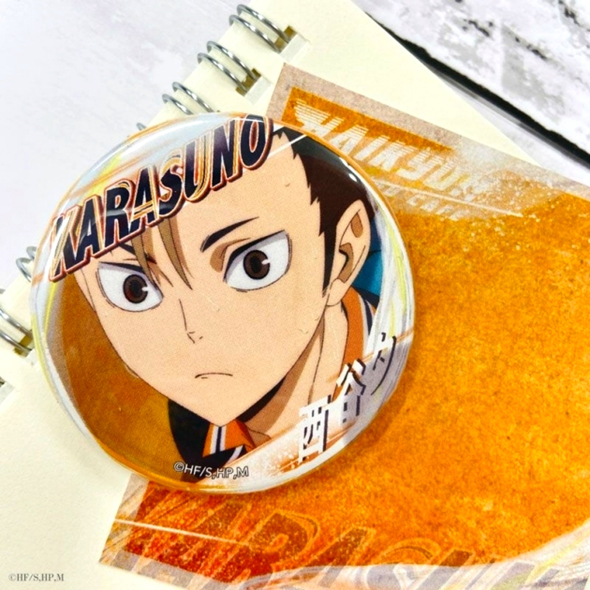 Haikyu!! A page of youth Button Yu Nishinoya Goods - Badge Resale [NEW]