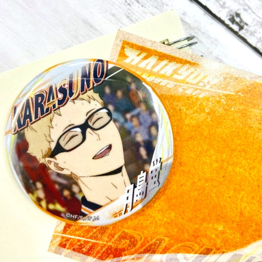 Haikyu!! A page of youth Button Kei Tsukishima Goods - Badge Resale [NEW]