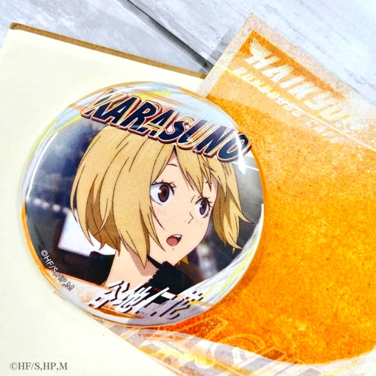 Haikyu!! A page of youth Button Hitoka Yachi Goods - Badge Resale [NEW]