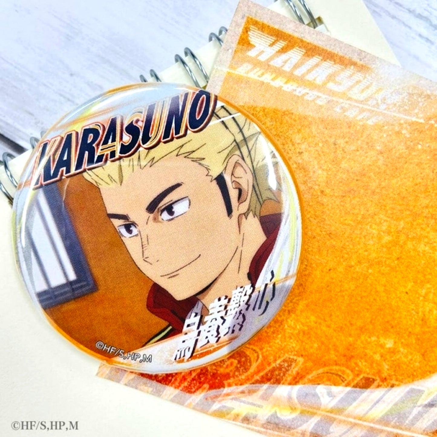 Haikyu!! A page of youth Button Keishin Ukai Goods - Badge Resale [NEW]