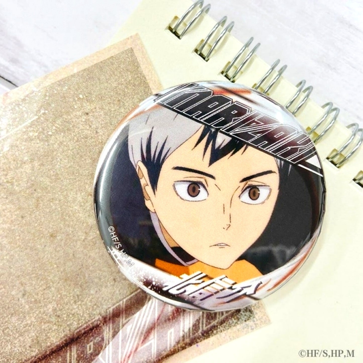 Haikyu!! A page of youth Button Shinsuke Kita Goods - Badge Resale [NEW]