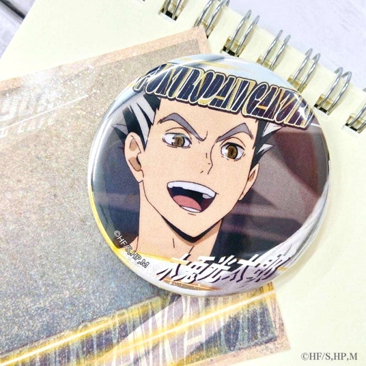 Haikyu!! A page of youth Button Kotaro Bokuto Goods - Badge Resale [NEW]