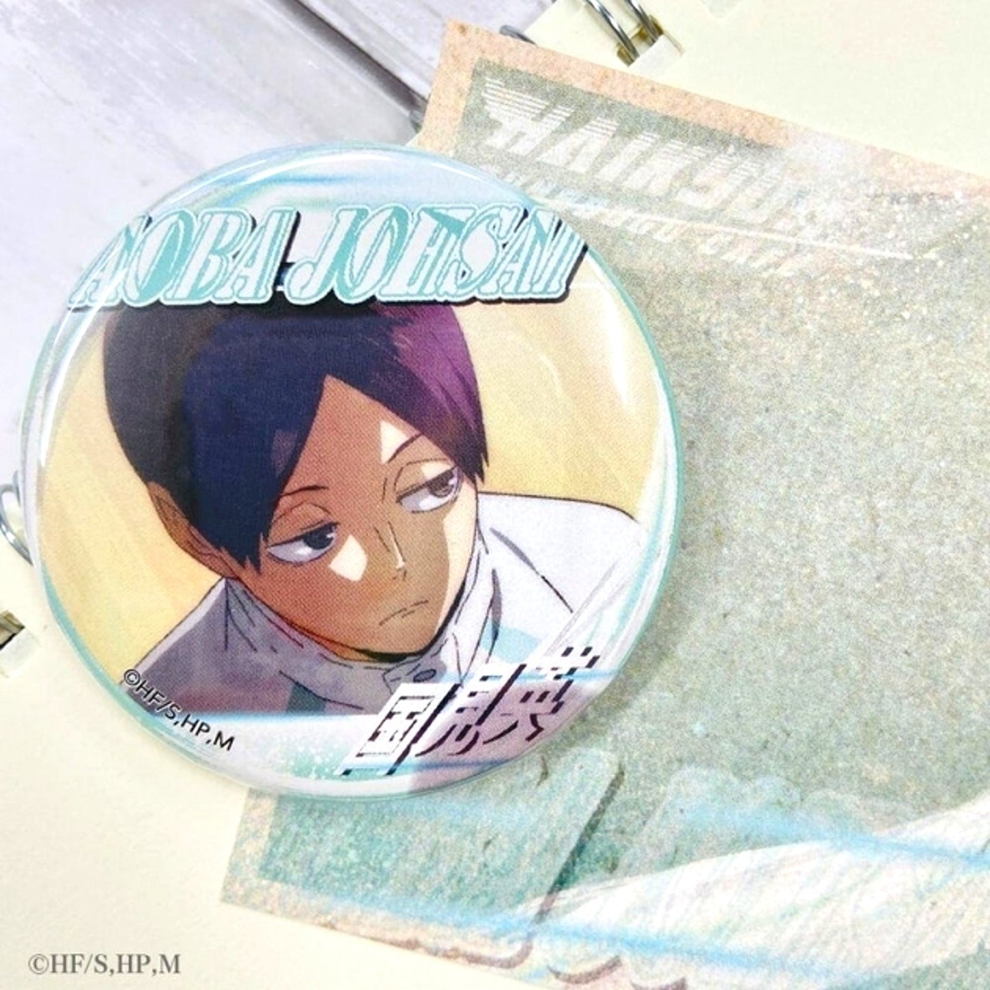 Haikyu!! A page of youth Button Akira Kunimi Goods - Badge Resale [NEW]