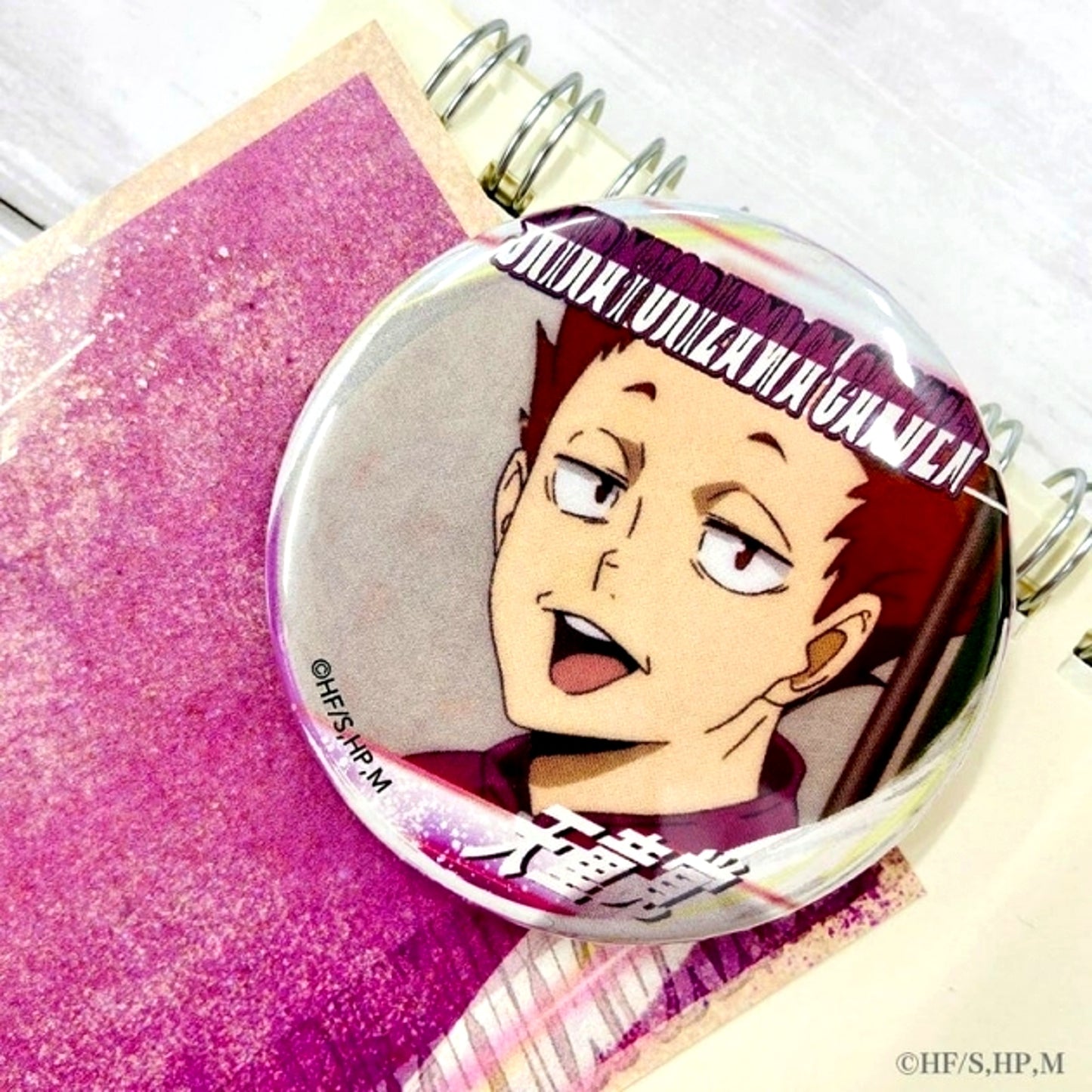 Haikyu!! A page of youth Button Satori Tendo Goods - Badge Resale [NEW]
