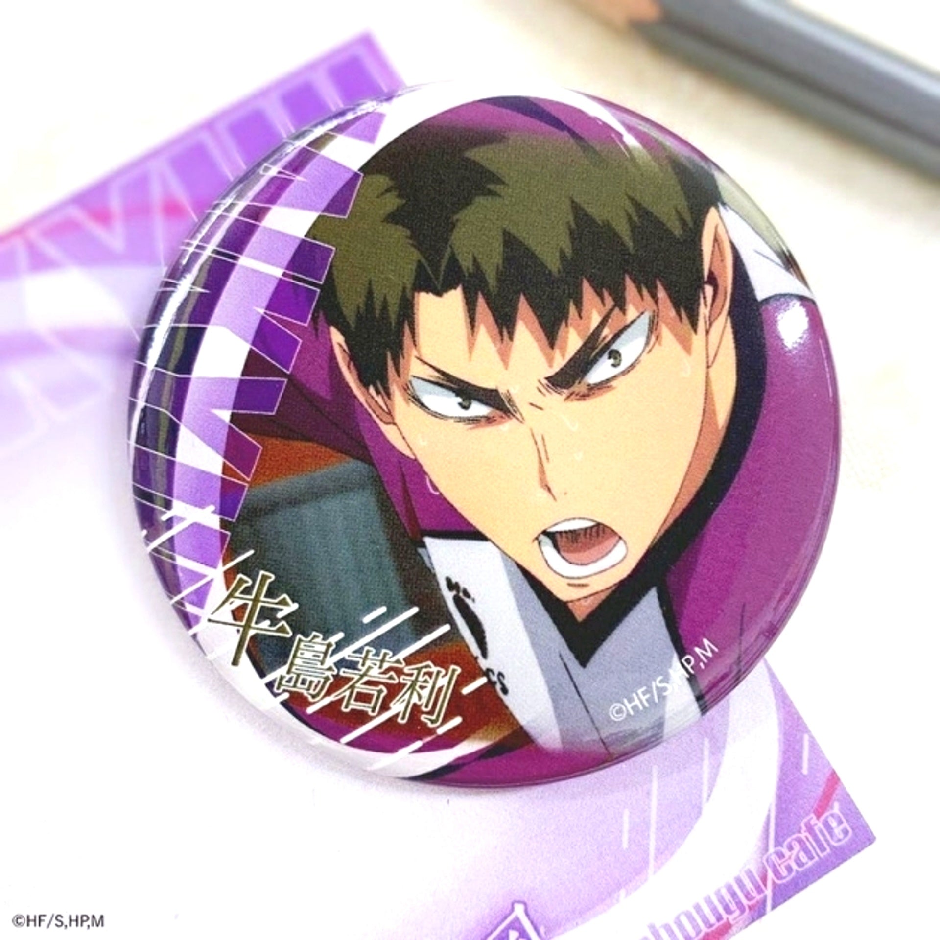 Haikyu!! Button Group 2 Wakatoshi Ushijima Goods - Badge Resale [NEW]