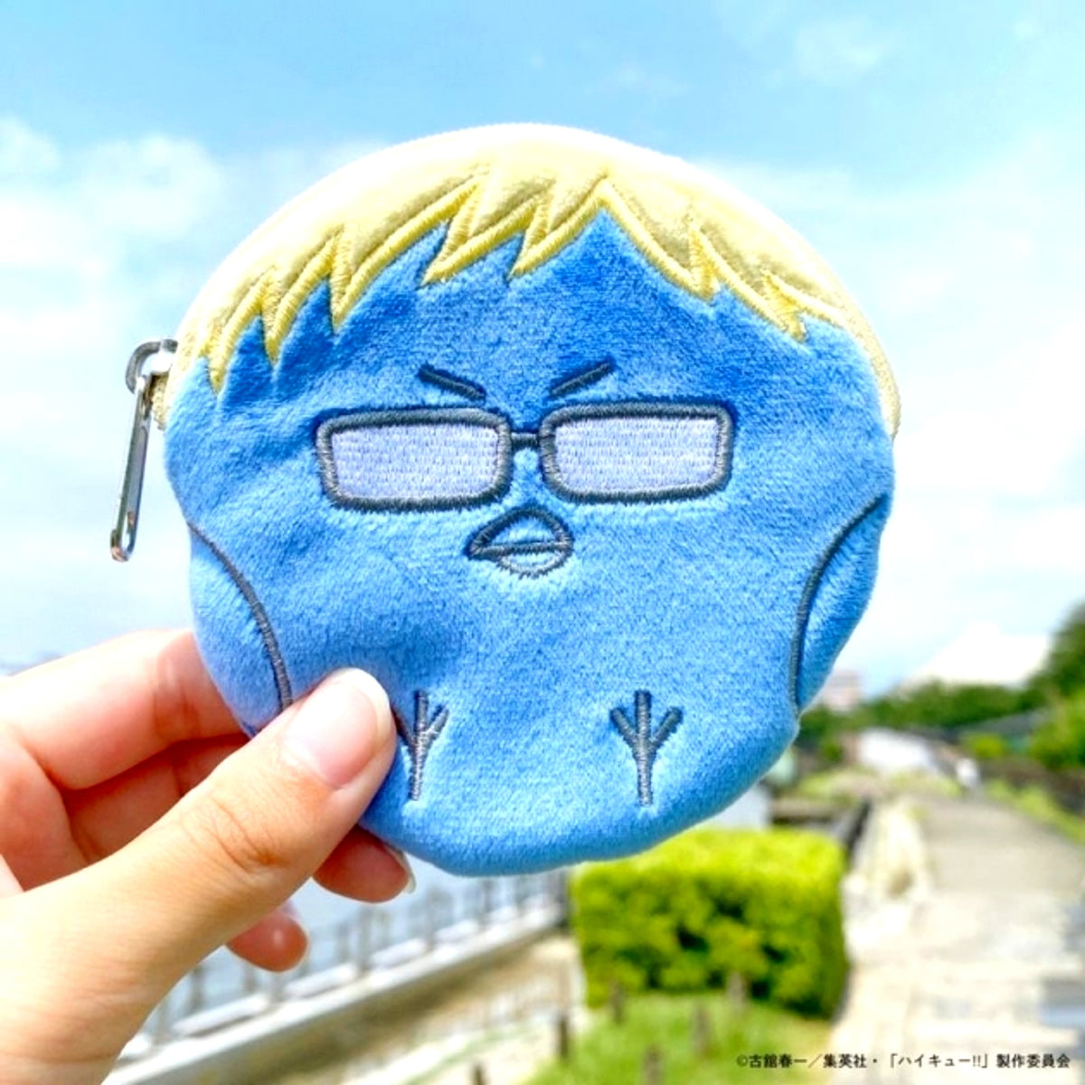 Haikyu!! Color Beach Motif Mini Pouch Tsukigarasu (Reissue) [NEW]