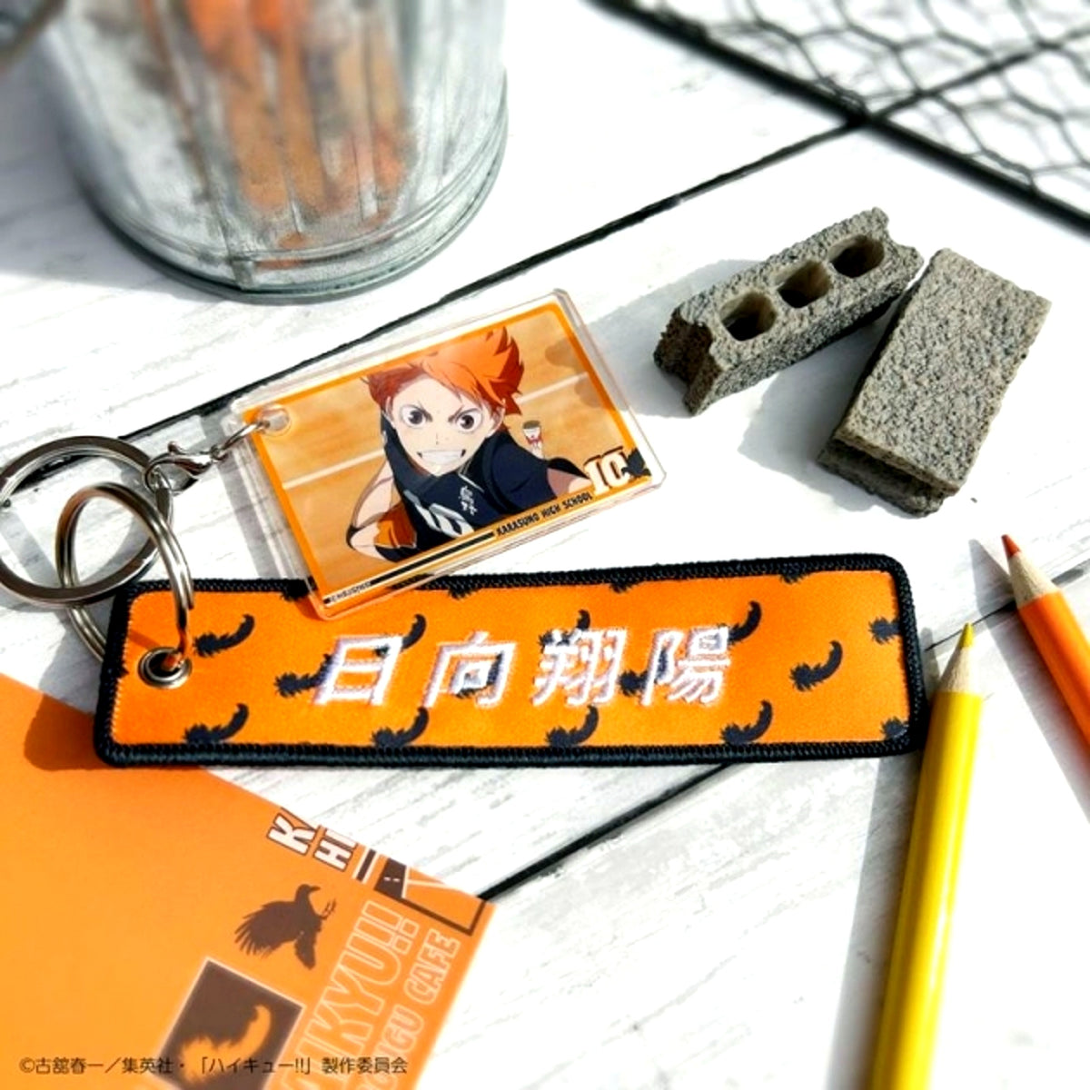 Haikyu!! Excellent scene Tag Keychain with Scene Photo Shoyo Hinata (Reissue) [NEW]