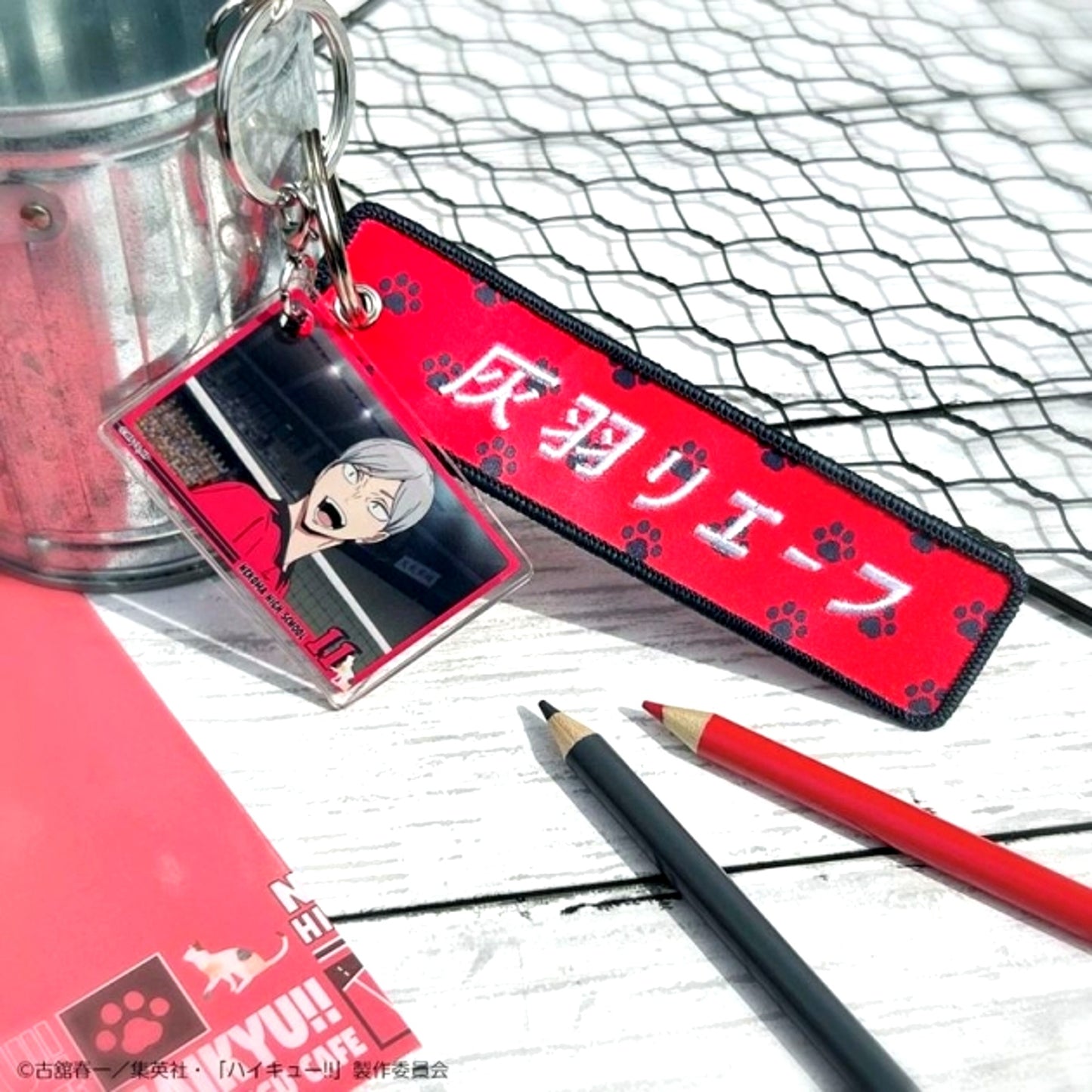Haikyu!! Excellent scene Tag Keychain with Scene Photo Lev Haiba (Reissue) [NEW]