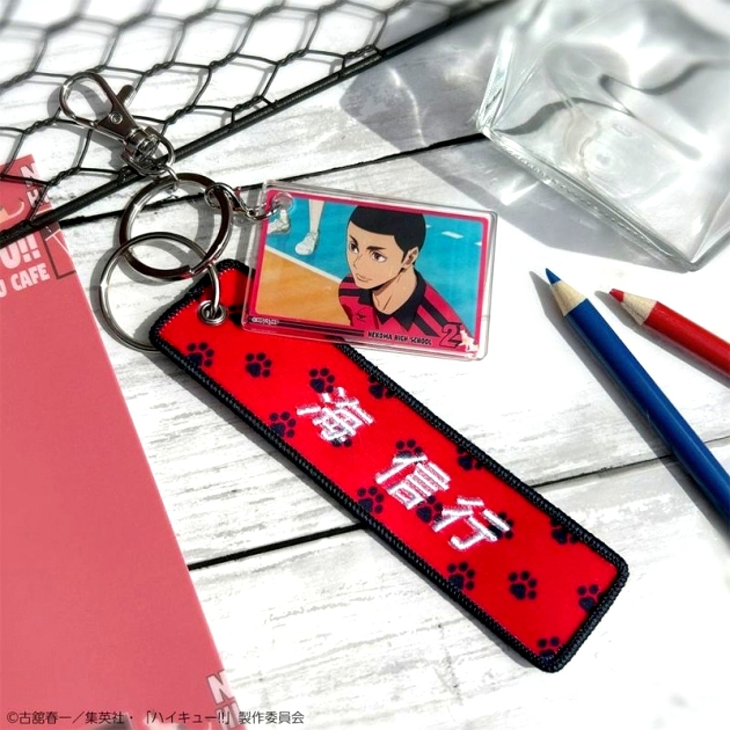 Haikyu!! Excellent scene Tag Keychain with Scene Photo Nobuyuki Kai (Reissue) [NEW]