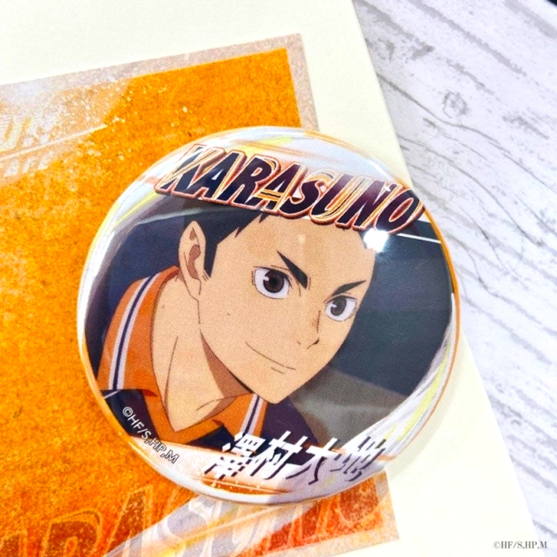 Haikyu!! A page of youth Button Daichi Sawamura Goods - Badge Resale [NEW]