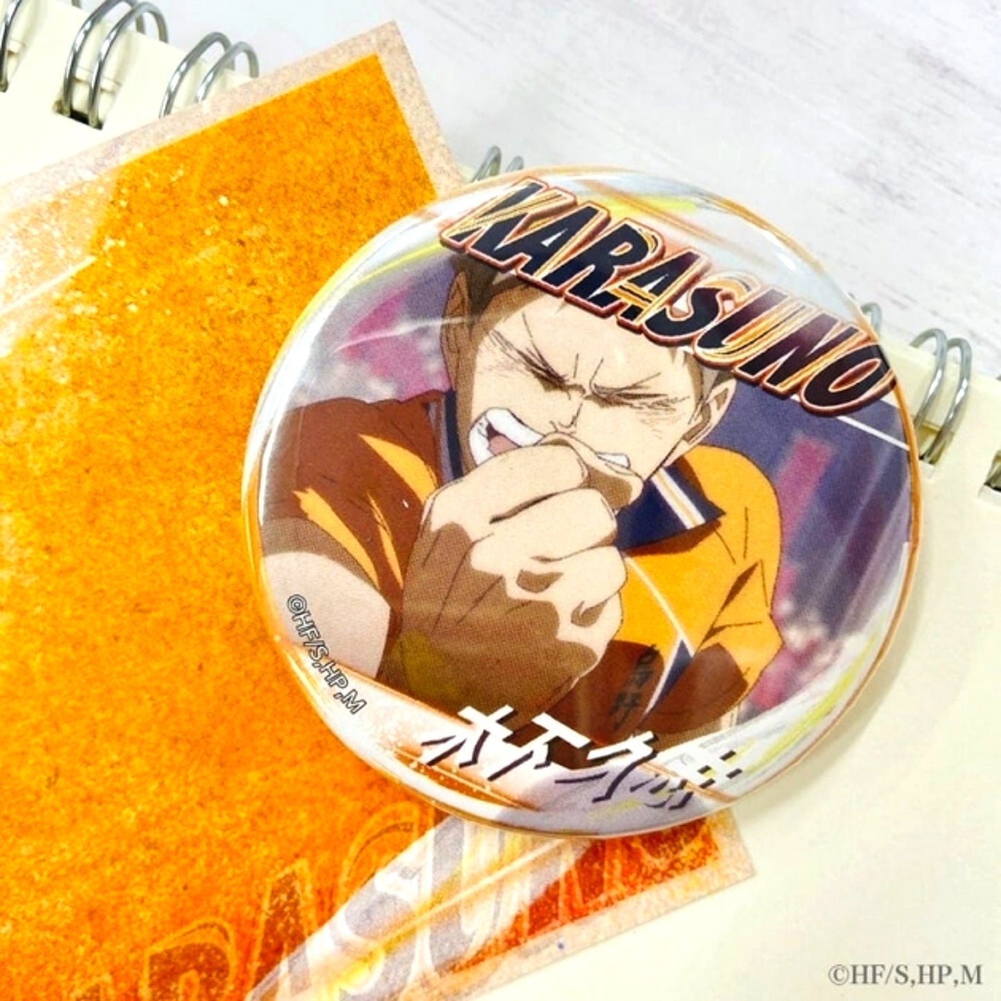 Haikyu!! A page of youth Can Badge Hisashi Kinoshita (Reissue) [NEW]