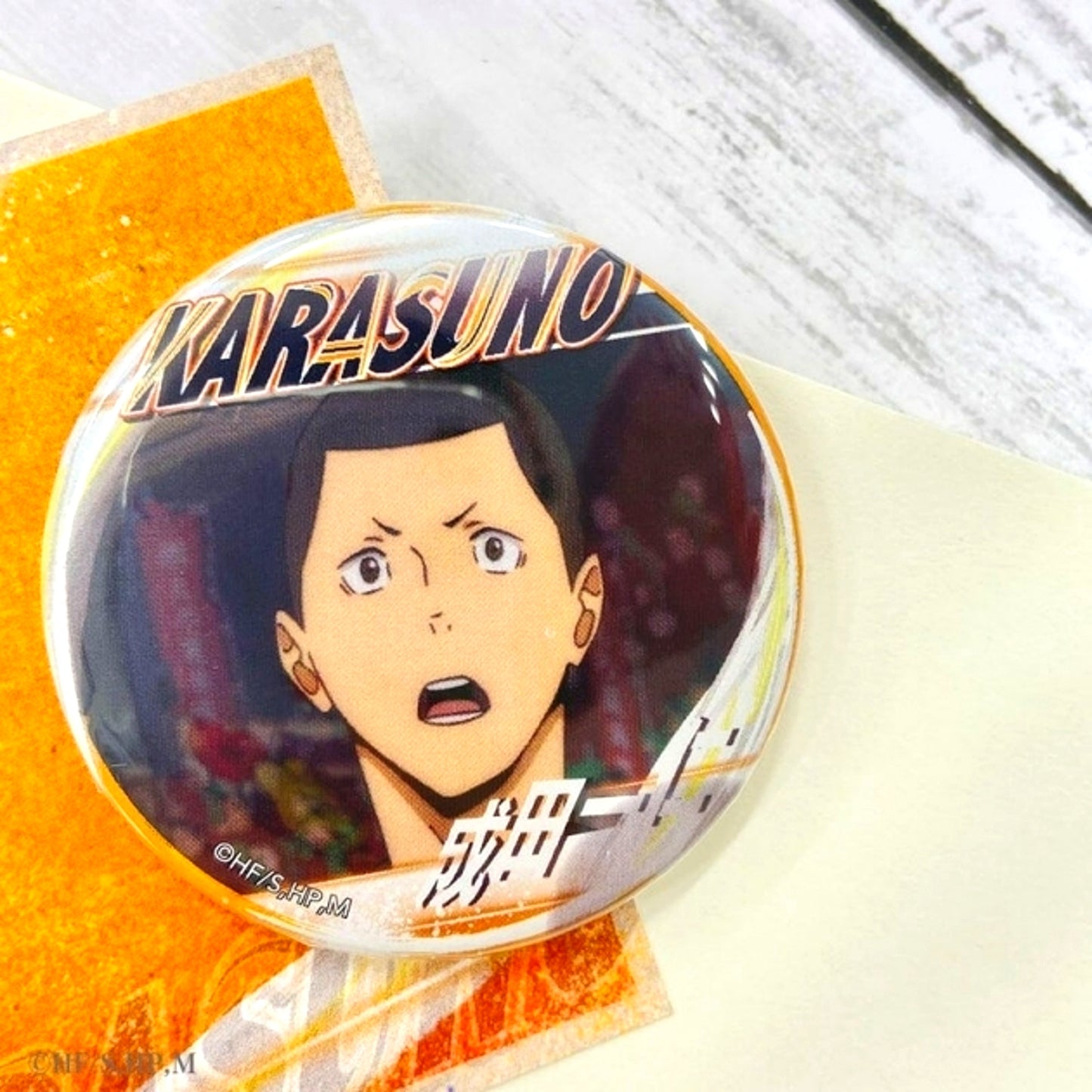 Haikyu!! A page of youth Can Badge Kazuhito Narita (Reissue) [NEW]