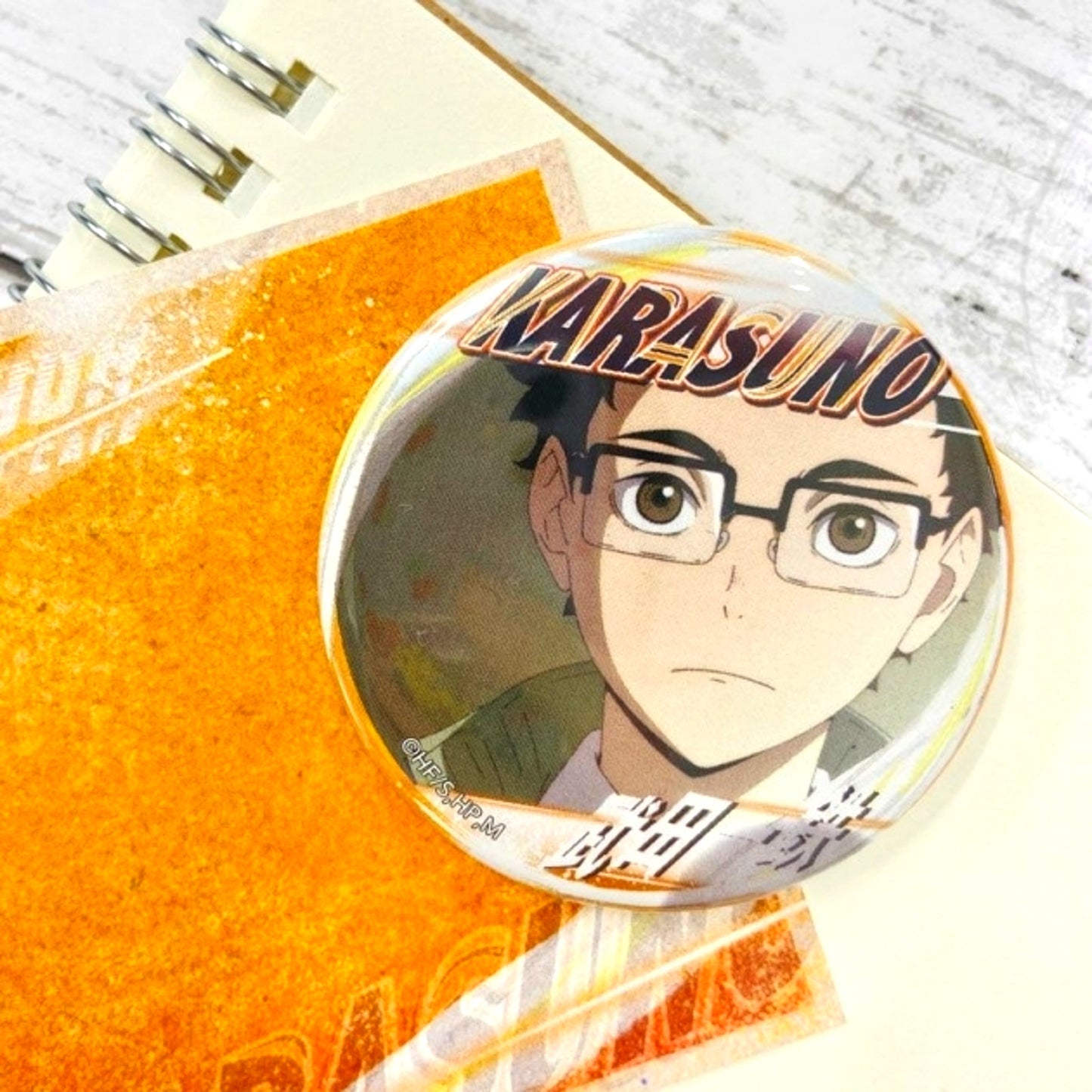 Haikyu!! A page of youth Button Ittetsu Takeda Goods - Badge Resale [NEW]