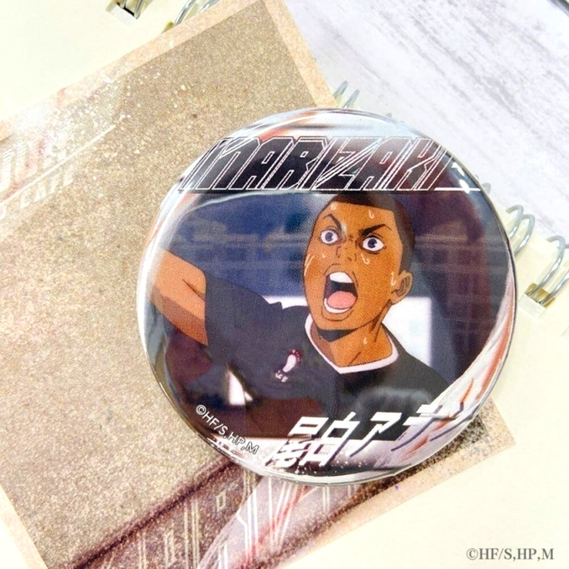 Haikyu!! A page of youth Button Ojiro Aran Goods - Badge Resale [NEW]