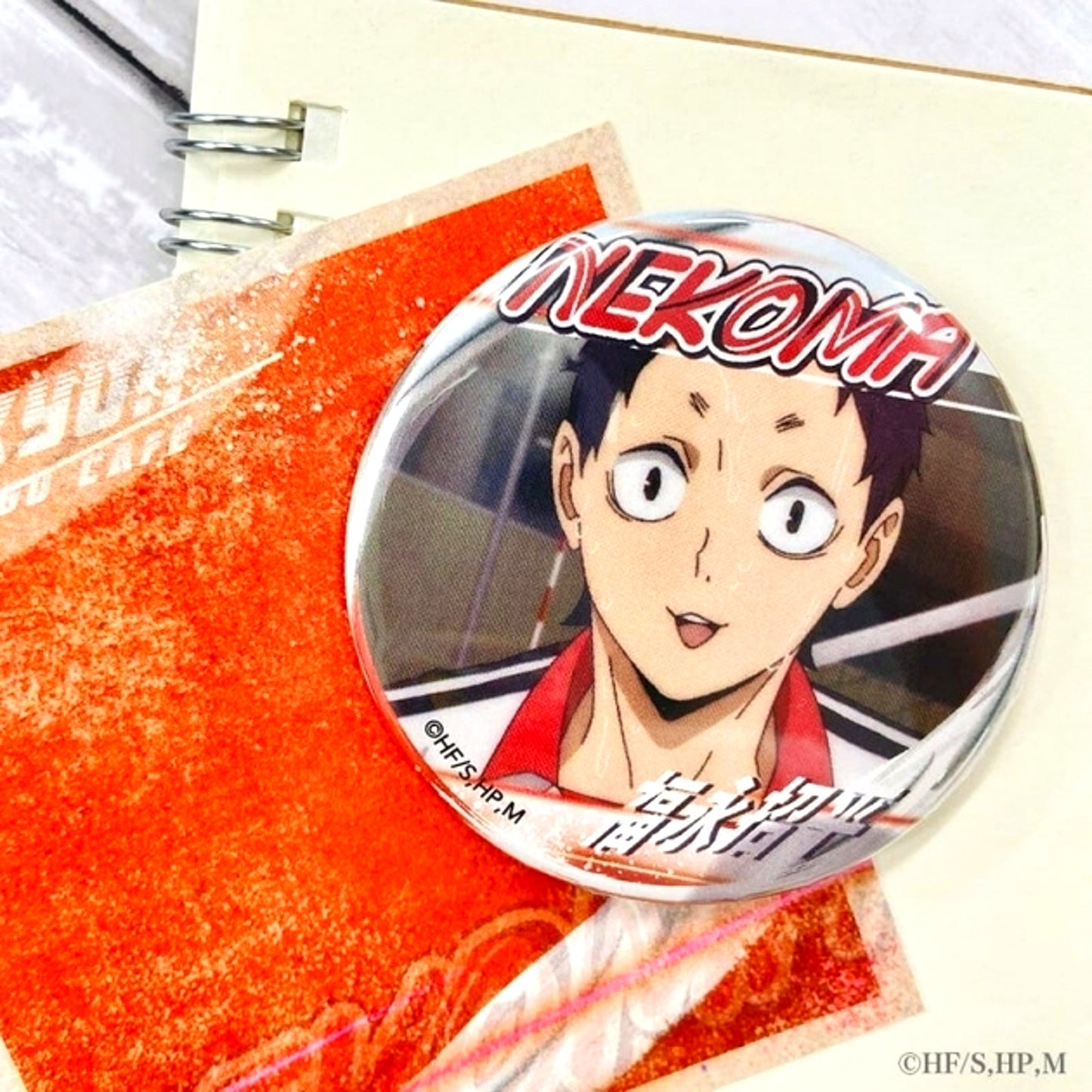 Haikyu!! A page of youth Button Shohei Fukunaga Goods - Badge Resale [NEW]