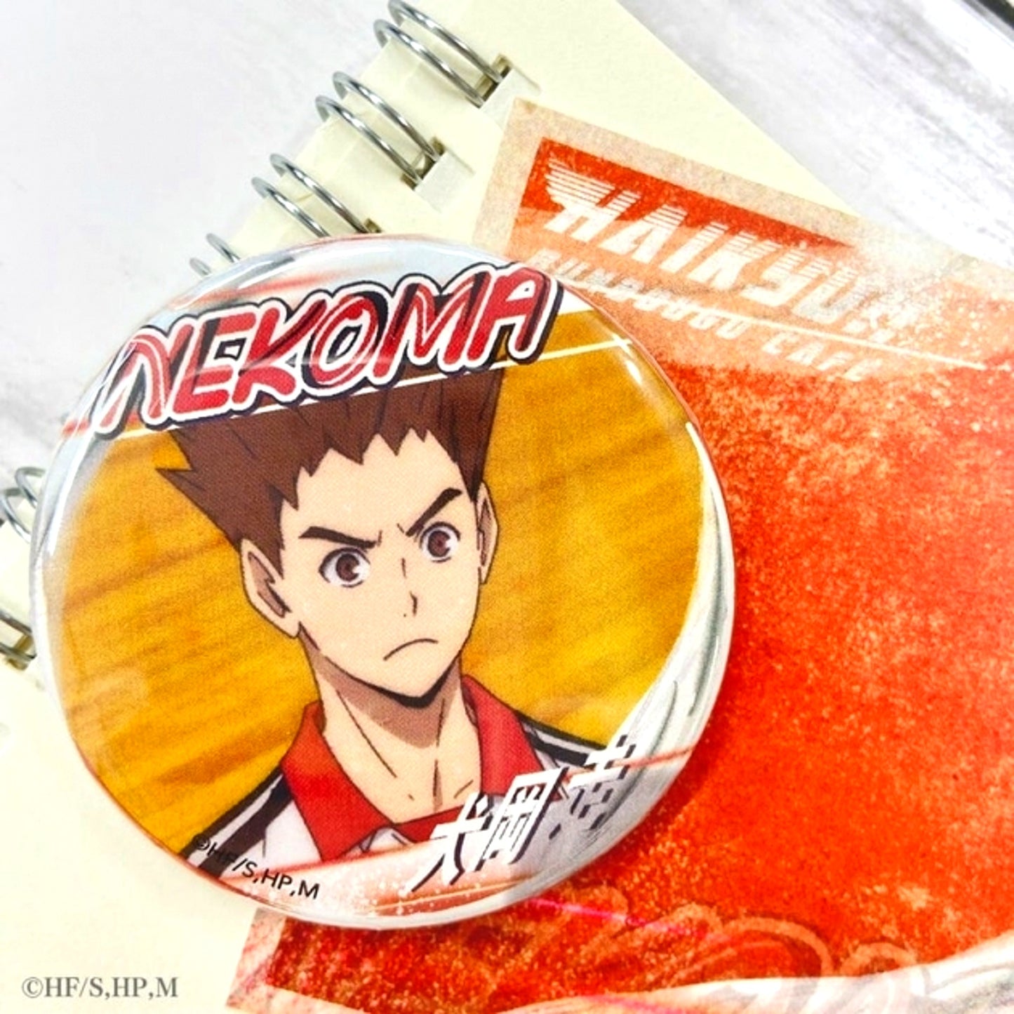 Haikyu!! A page of youth Button Sou Inuoka Goods - Badge Resale [NEW]