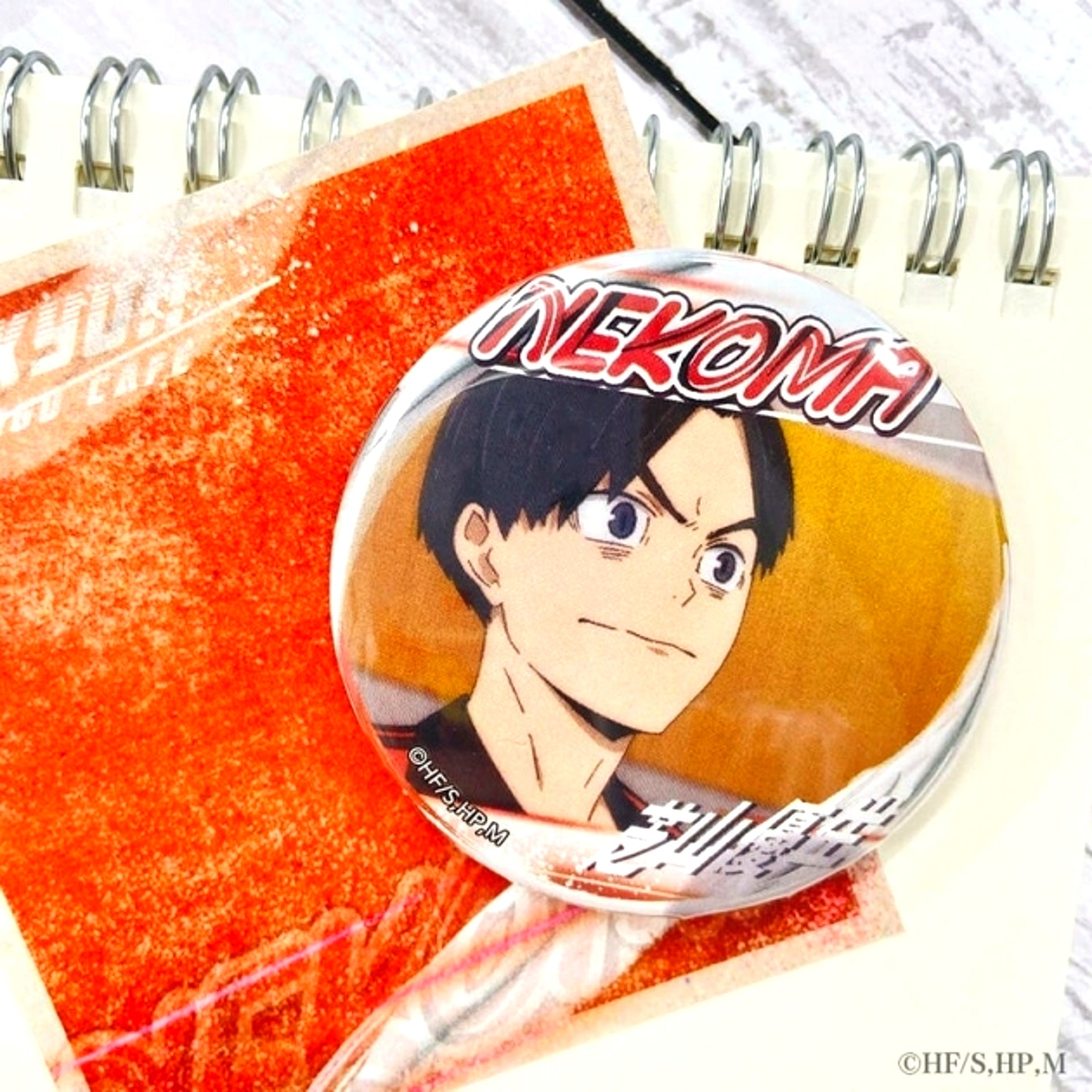 Haikyu!! A page of youth Button Yuki Shibayama Goods - Badge Resale [NEW]
