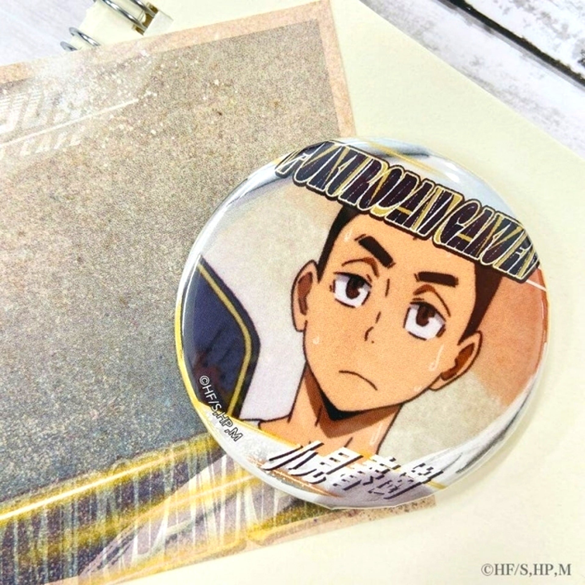 Haikyu!! A page of youth Can Badge Haruki Komi (Reissue) [NEW]