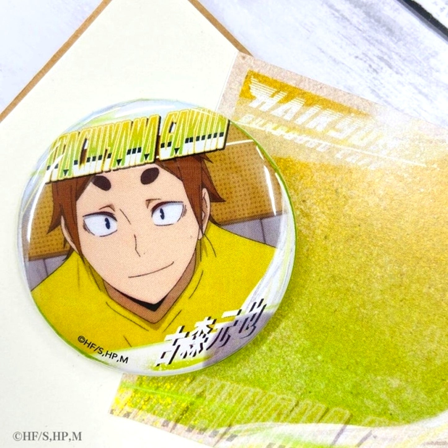 Haikyu!! A page of youth Button Motoya Furumori Goods - Badge Resale [NEW]