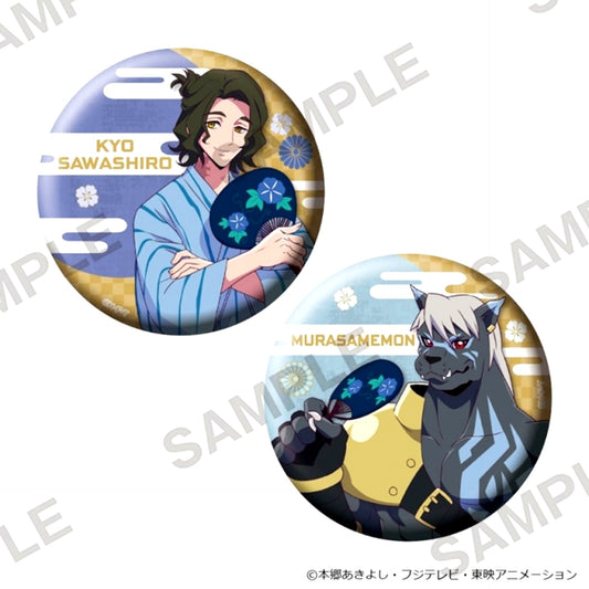 DIGIMON BEATBREAK Big Sparkle Can Badge Set of 2 Festival Ver. Kyo Sawashiro & Murasamemon [NEW]