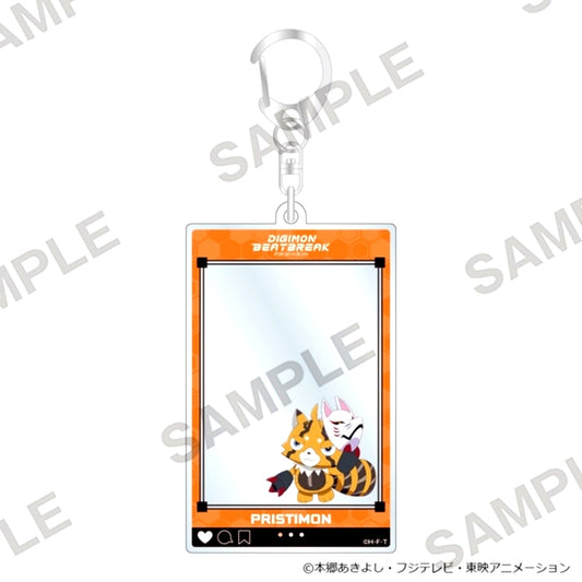DIGIMON BEATBREAK Flame Acrylic Keychain Festival Ver. Priss Timon Goods - Keychain [NEW]