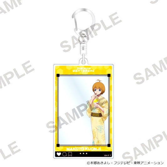 DIGIMON BEATBREAK Frame Acrylic Keychain Festival Ver. Makoto Kuonji [NEW]