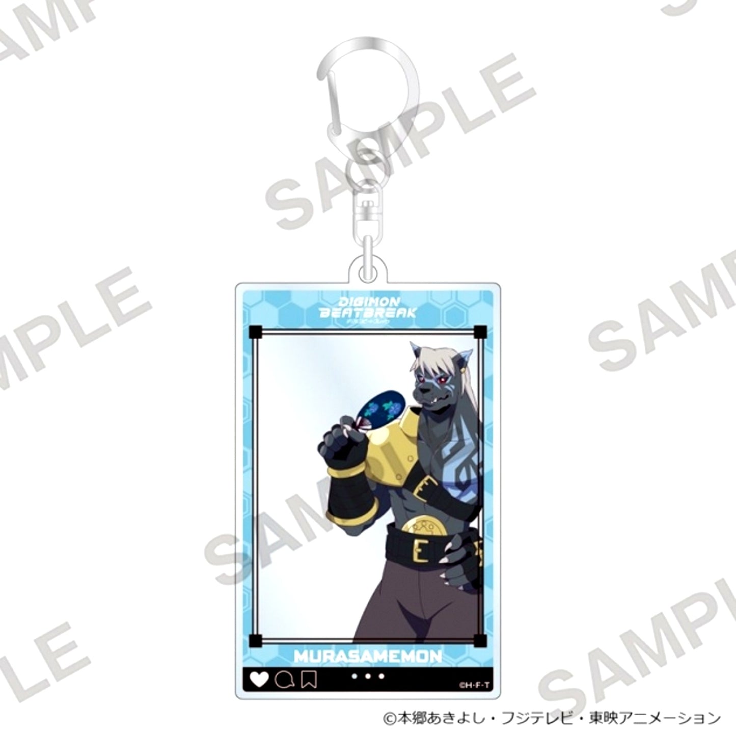 DIGIMON BEATBREAK Frame Acrylic Keychain Festival Ver. Murasamemon [NEW]