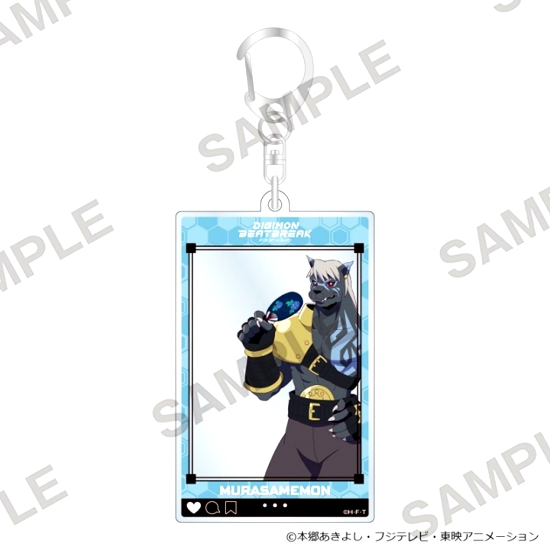 DIGIMON BEATBREAK Frame Acrylic Keychain Festival Ver. Murasamemon [NEW]
