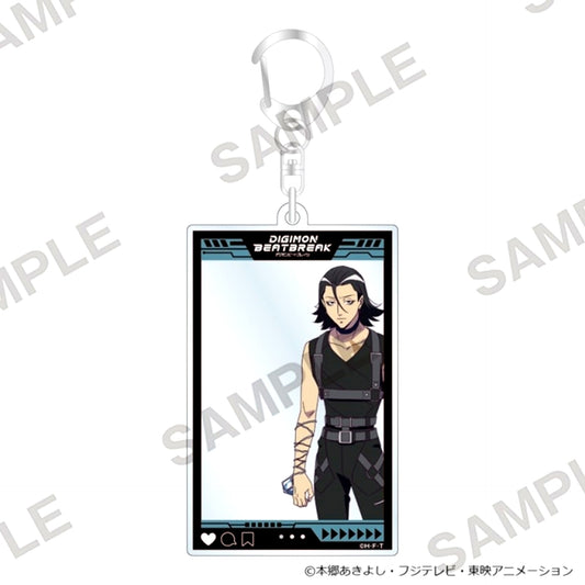DIGIMON BEATBREAK Frame Acrylic Keychain Soji Kuroshio [NEW]