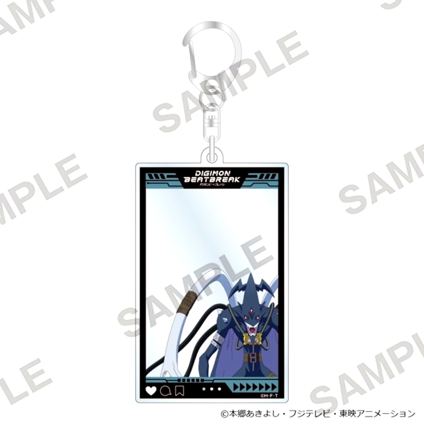 DIGIMON BEATBREAK Frame Acrylic Keychain MarineDevimon [NEW]