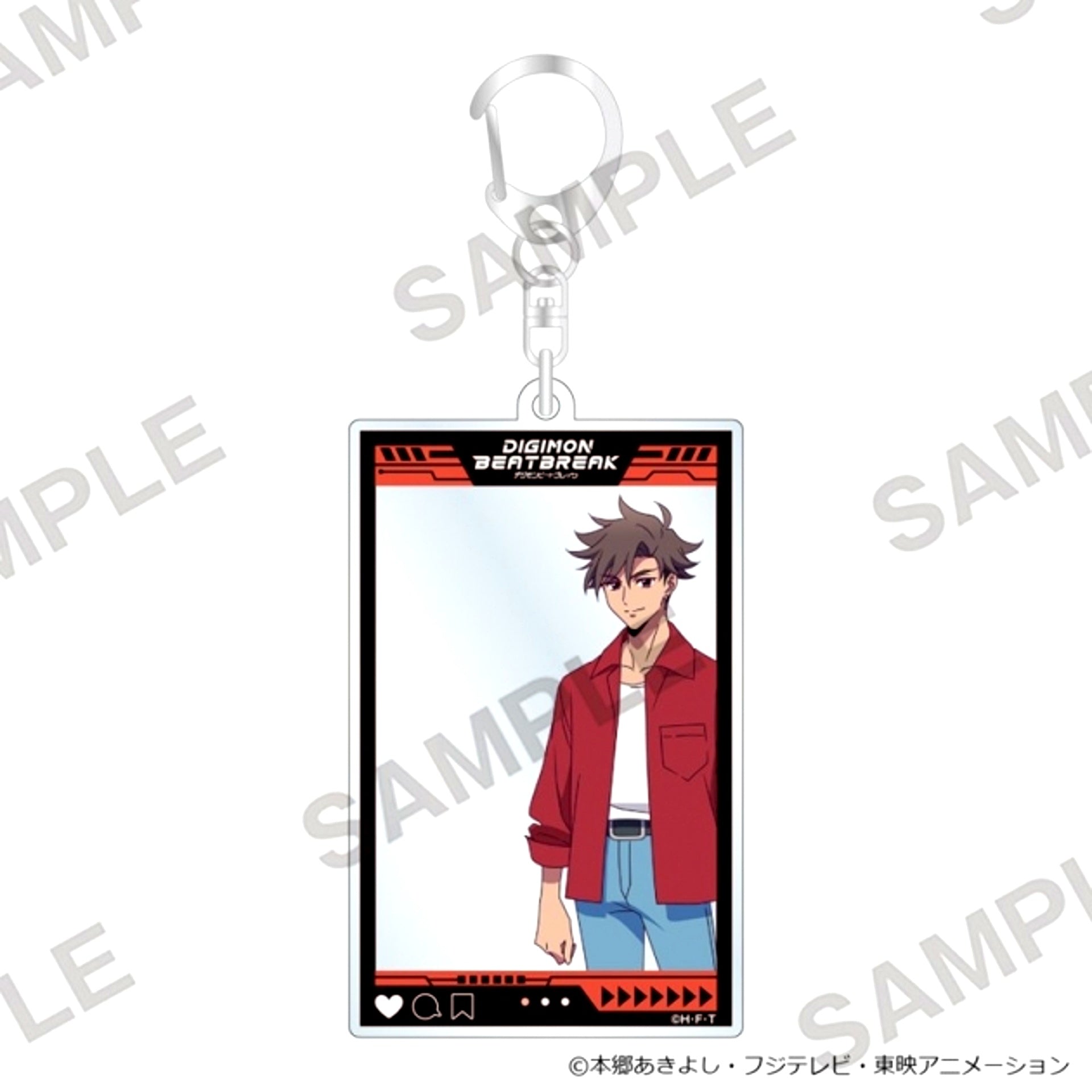DIGIMON BEATBREAK Frame Acrylic Keychain Asuka Tenma [NEW]