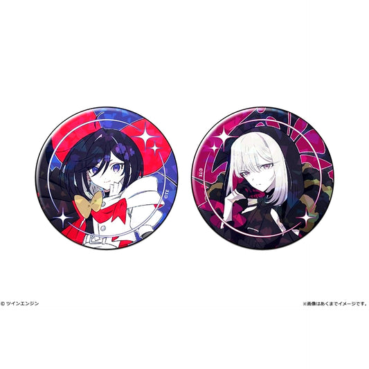 THE RIBBON HERO Hologram Can Badge Set 02 Sapphire & Velvet [NEW]