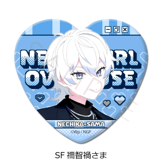 Anime NEEDY GIRL OVERDOSE Vol.2 Heart-Shaped Can Badge SF (Nechika-sama) [NEW]