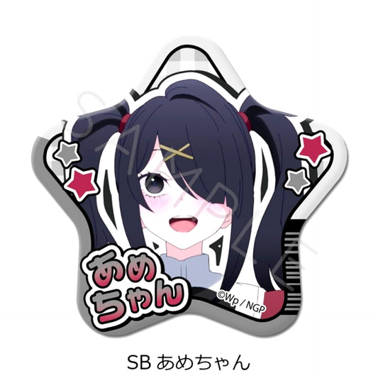 Anime NEEDY GIRL OVERDOSE Vol.2 Star-Shaped Can Badge SB (Ame-chan) [NEW]