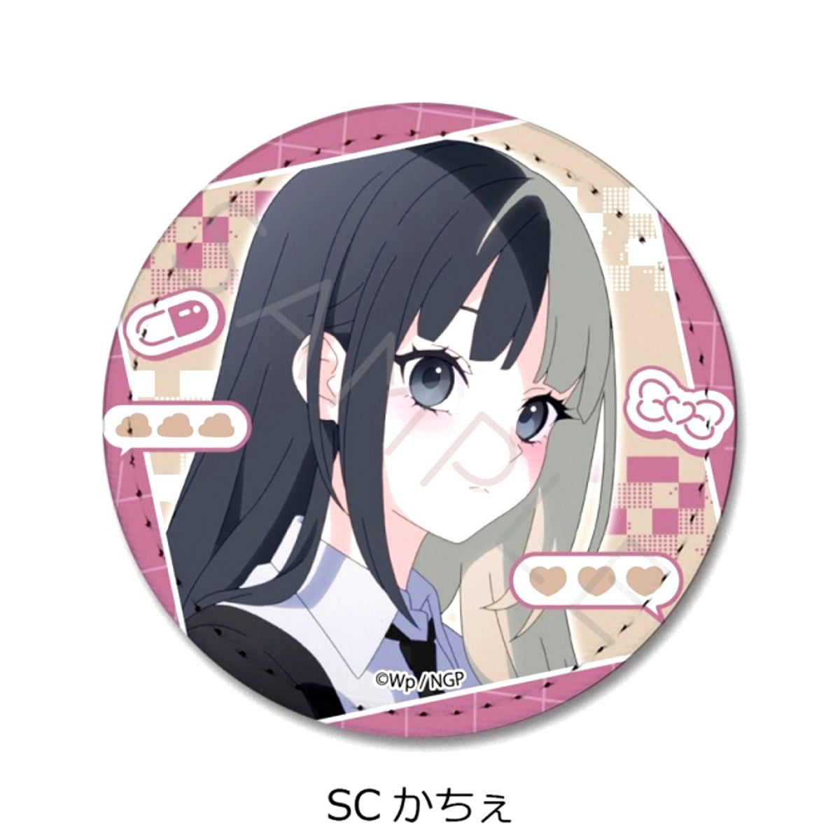 Anime NEEDY GIRL OVERDOSE Vol.2 Leather Badge SC (Kache) [NEW]