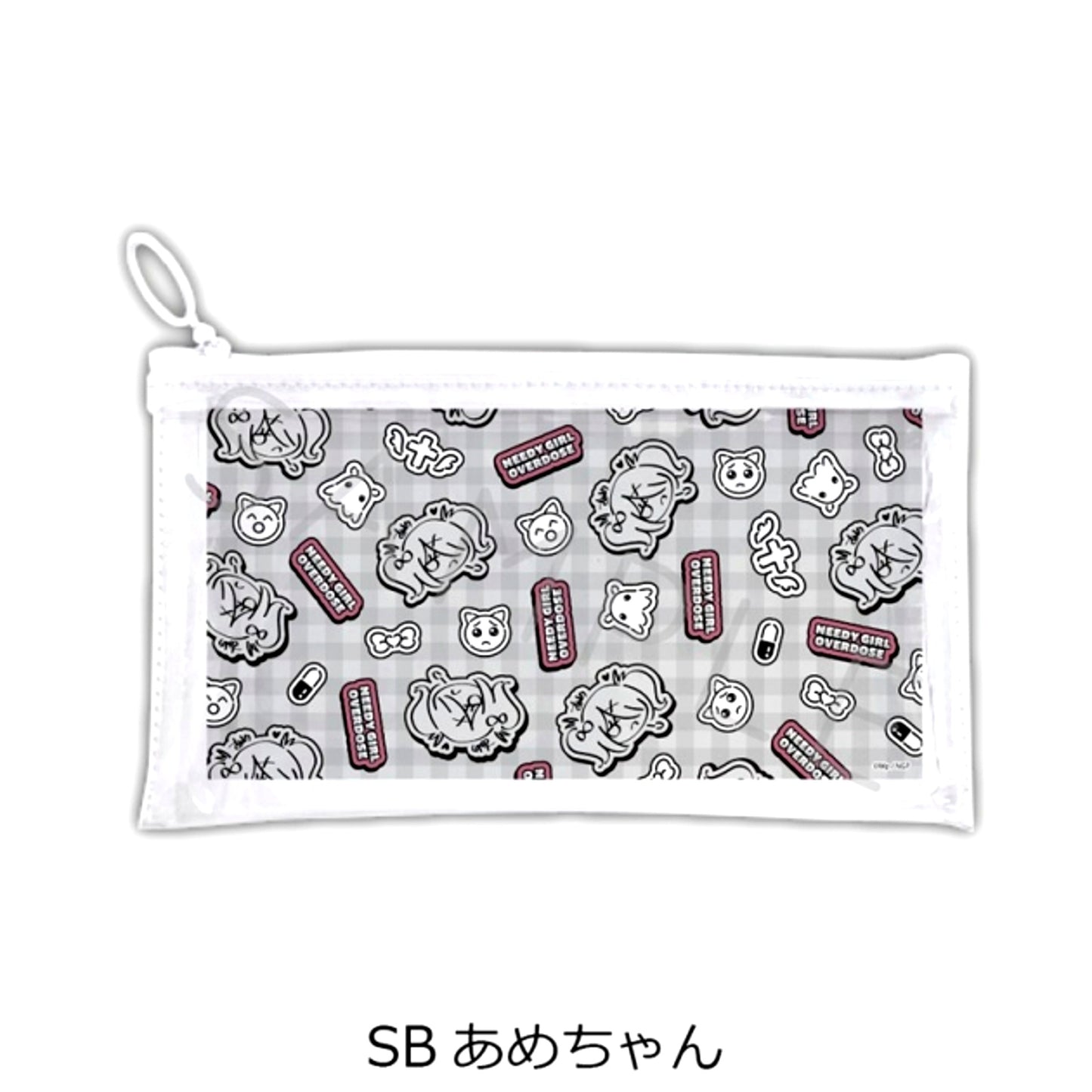 Anime NEEDY GIRL OVERDOSE Vol.2 Flat Clear Pouch SB (Ame-chan) [NEW]