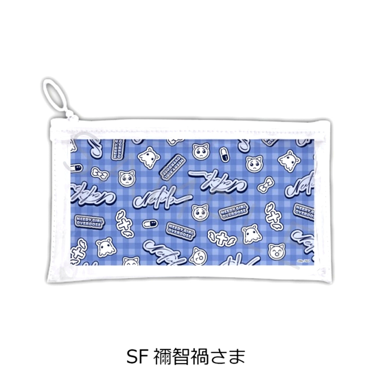 Anime NEEDY GIRL OVERDOSE Vol.2 Flat Clear Pouch SF (Nechika-sama) [NEW]