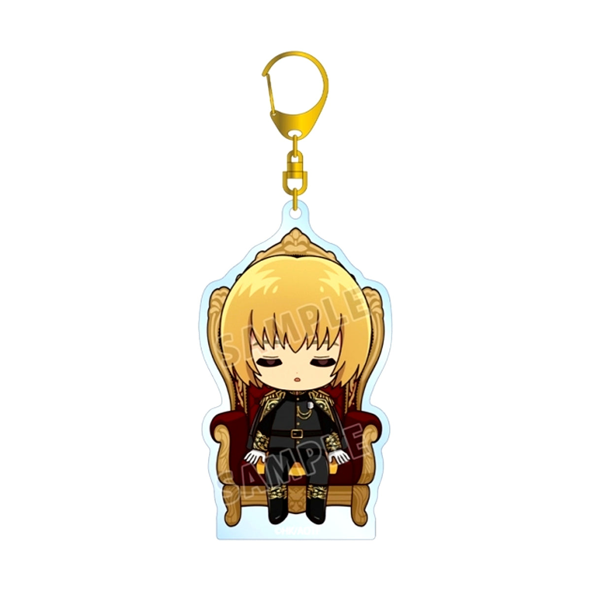 TV Anime Attack on Titan Armin Chibi Character Dreaming Throne ver. BIG Acrylic Keychain [NEW]
