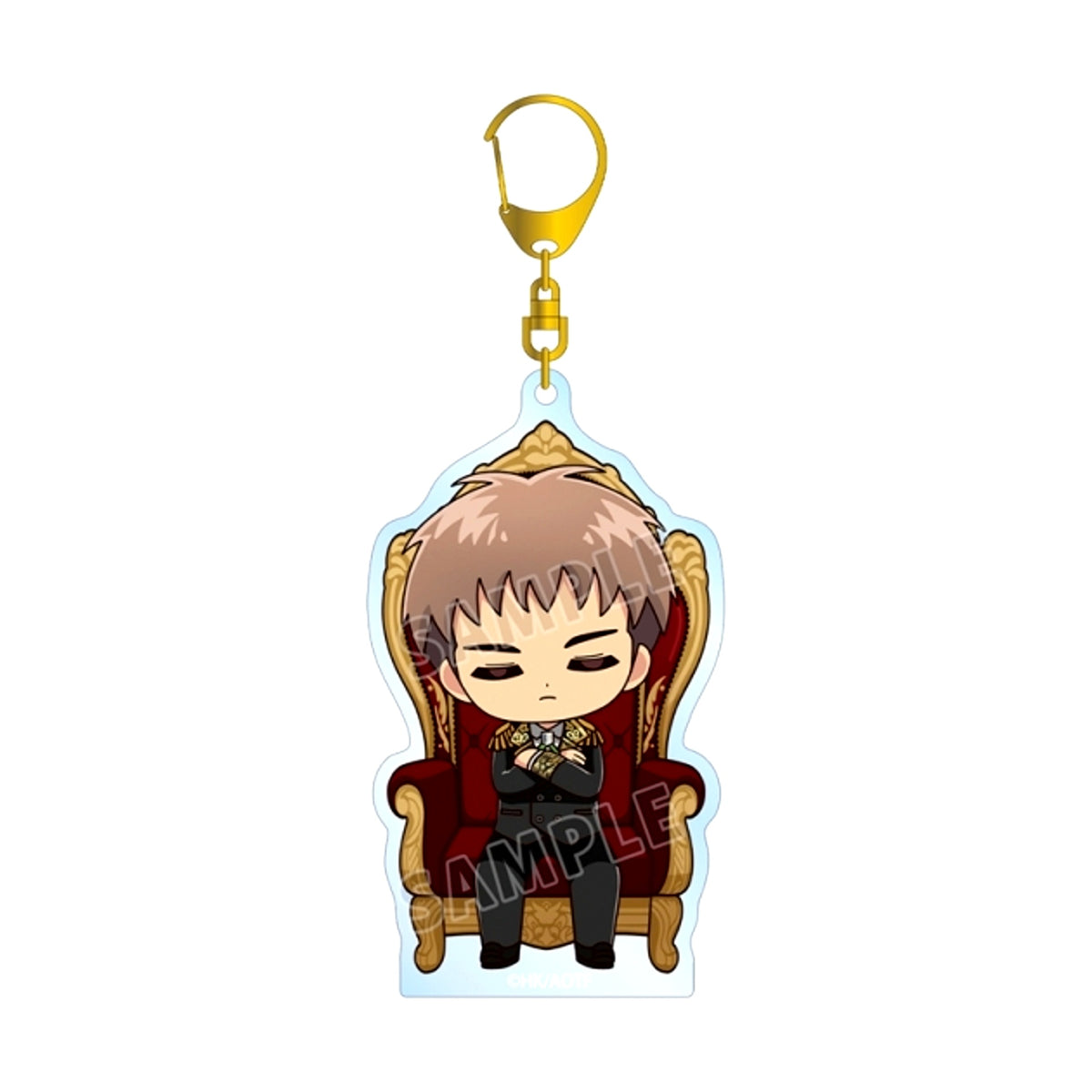 TV Anime Attack on Titan Jean Chibi Character Dreaming Throne ver. BIG Acrylic Keychain [NEW]