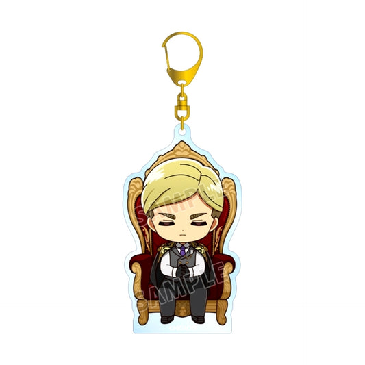 TV Anime Attack on Titan Erwin Chibi Character Dreaming Throne ver. BIG Acrylic Keychain [NEW]