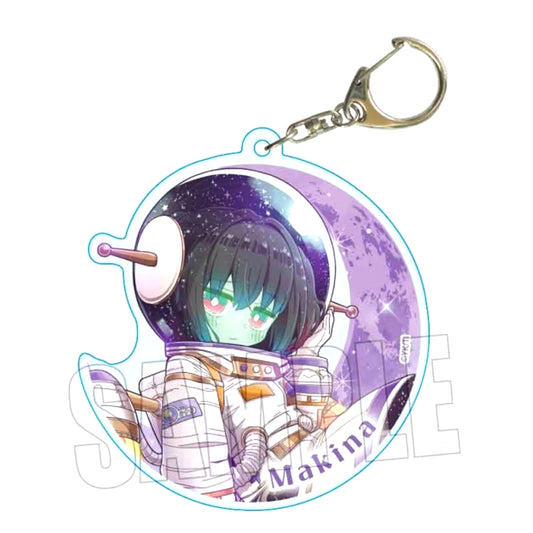 Anime Galaxy Express Milky Subway Slightly Big Acrylic Keychain Makina (Universe) [NEW]