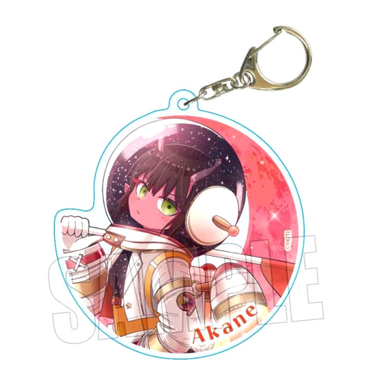 Anime Galaxy Express Milky Subway Slightly Big Acrylic Keychain Akane (Universe) [NEW]
