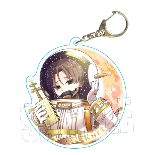 Anime Galaxy Express Milky Subway Slightly Big Acrylic Keychain Kurt (Universe) [NEW]