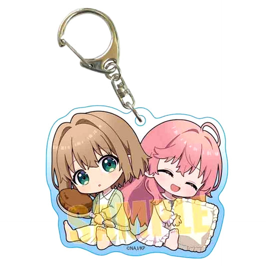 TV Anime I Want to Love You Till Your Dying Day Gyugyutto Acrylic Keychain Sheena Totsuki & Mimi Kagari [NEW]