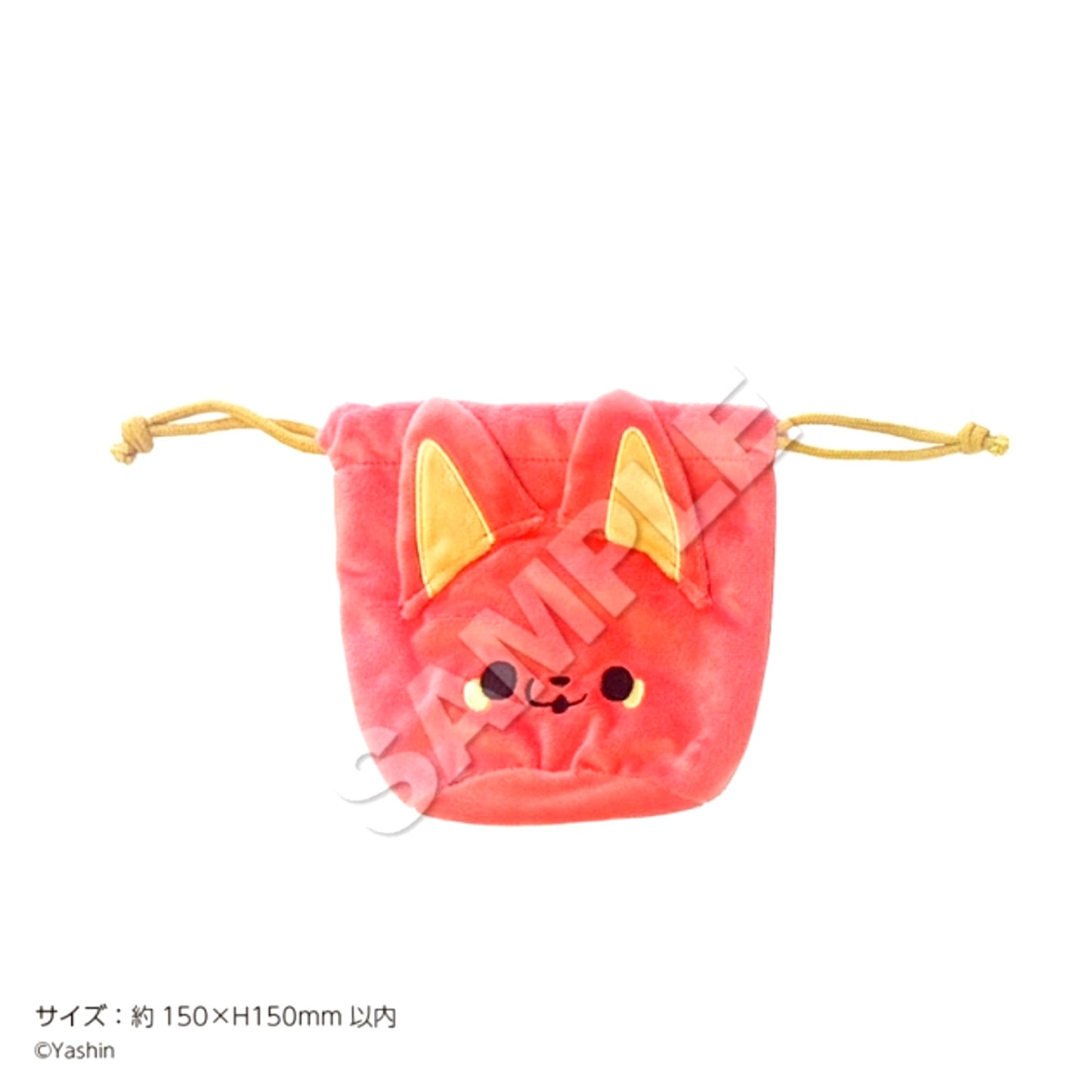 Kamisama Kitsune to Salaryman Face Drawstring Pouch Ben [NEW]