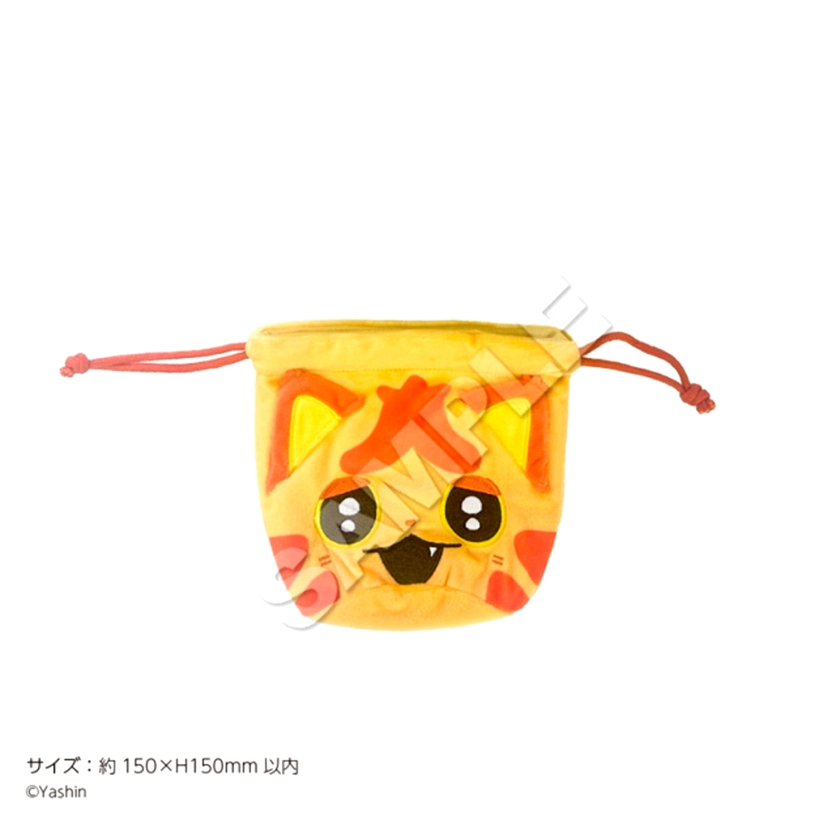 Kamisama Kitsune to Salaryman Face Drawstring Pouch Akatora [NEW]