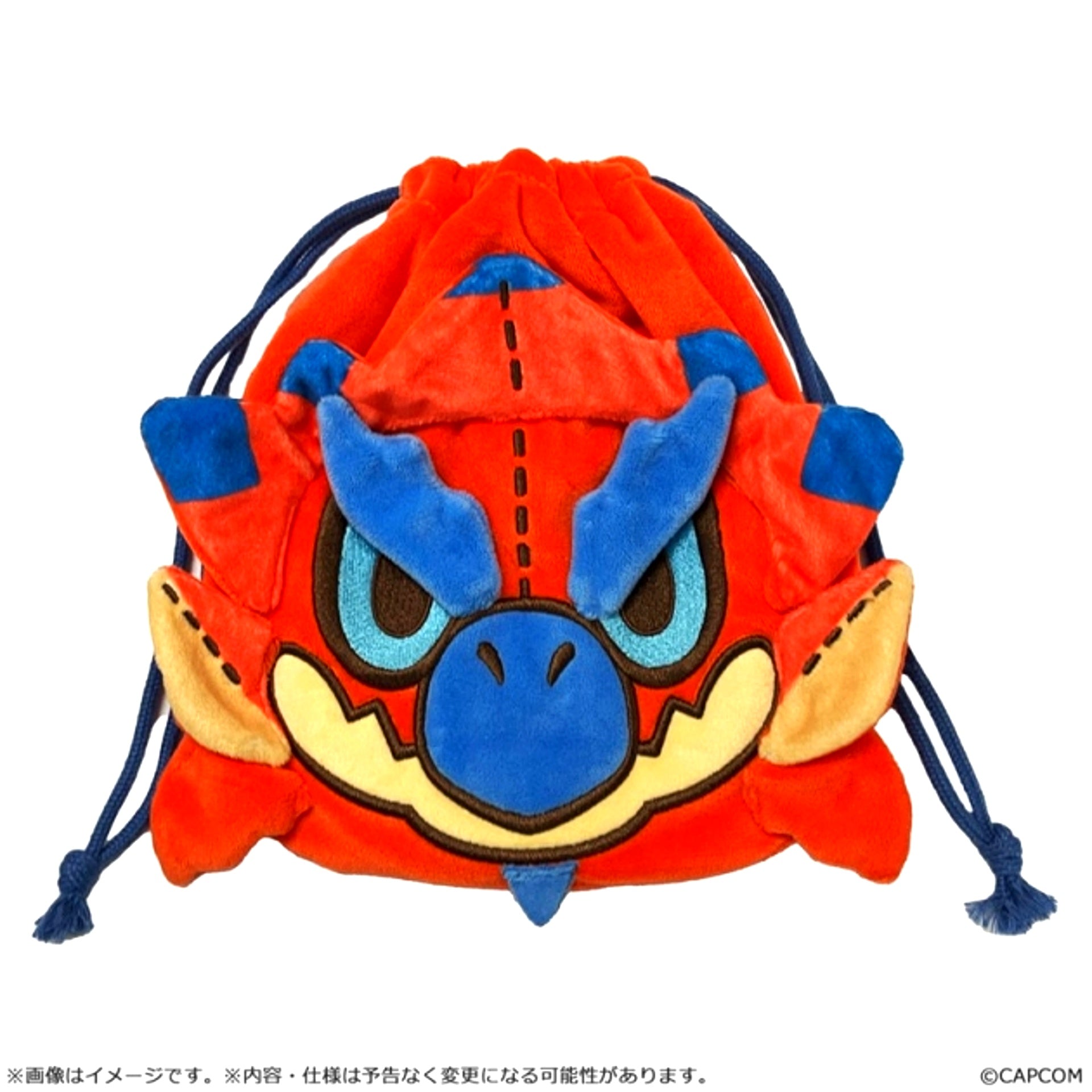 Monster Hunter Mon-Defo Drawstring Pouch Rathalos [NEW]