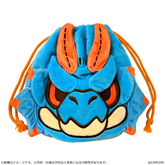 Monster Hunter Mon-Defo Drawstring Pouch Lagiacrus [NEW]