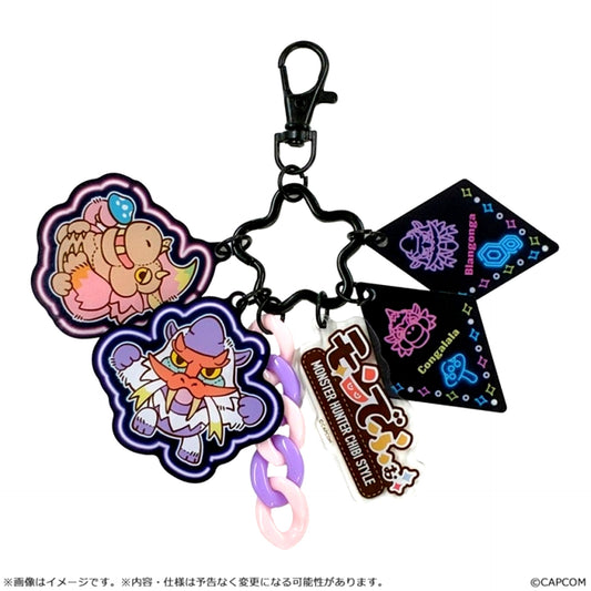 Monster Hunter Mon-Defo Jara Jara Acrylic Keychain Blangonga & Congalala [NEW]